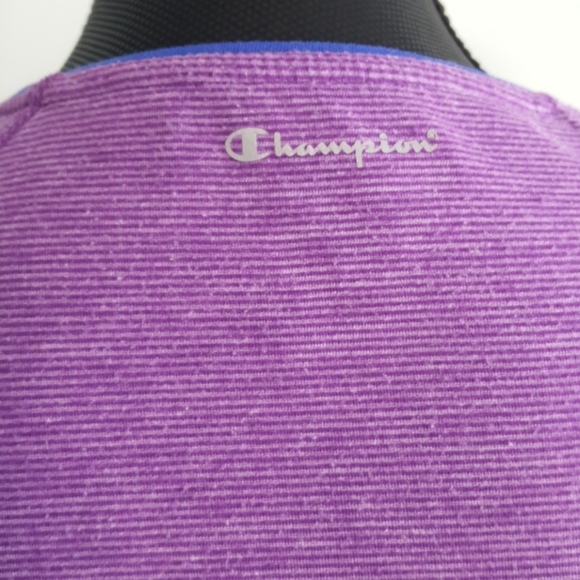 CHAMPION Long-sleep Athletic Soft Purple Top (XL) - Picture 5 of 10